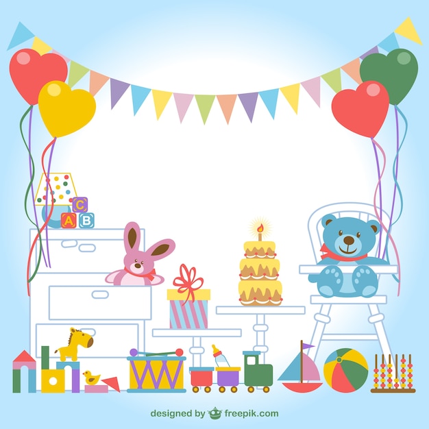 children s room vector