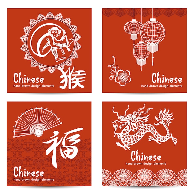 Chinese Cards Set