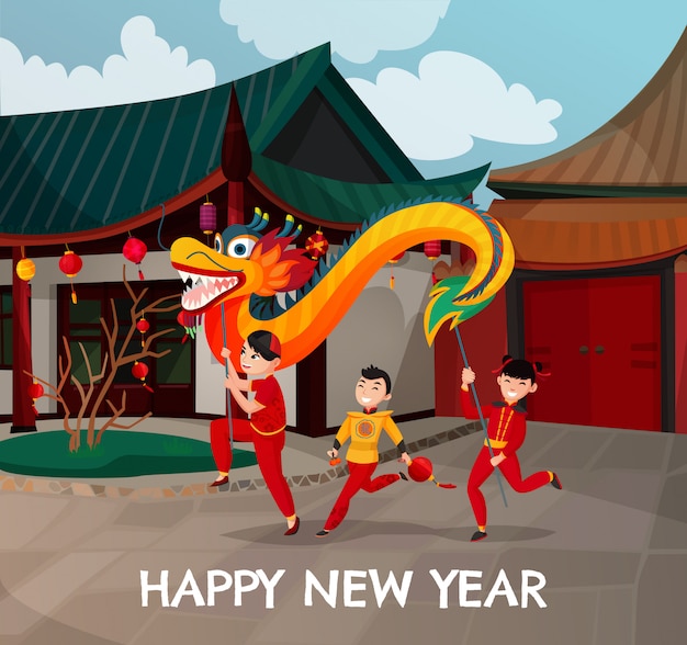 Chinese New Year Illustration