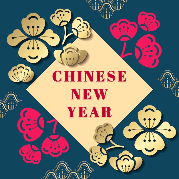 Free Vector chinese new year illustration