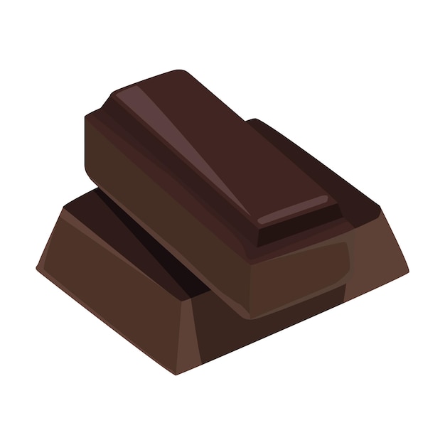 Free Vector chocolate bars candy icon isolated