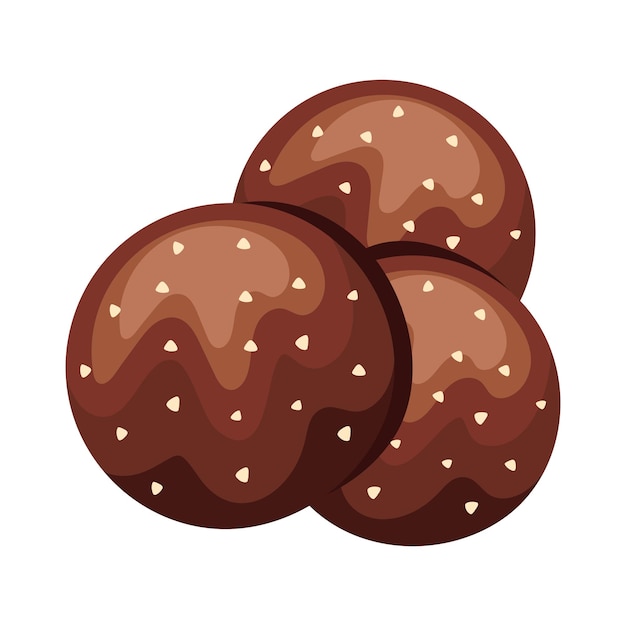 Free Vector chocolate caramels sweet