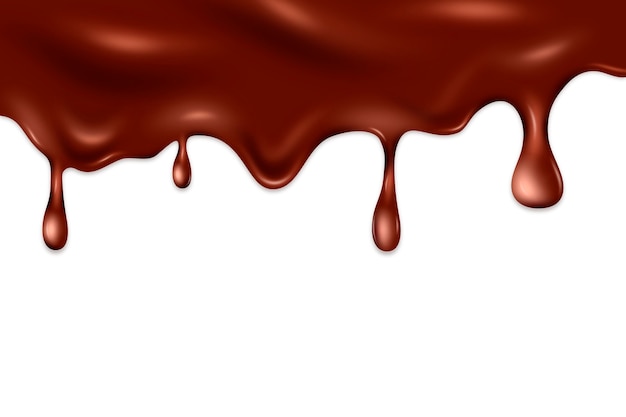 Free Vector chocolate topping background design