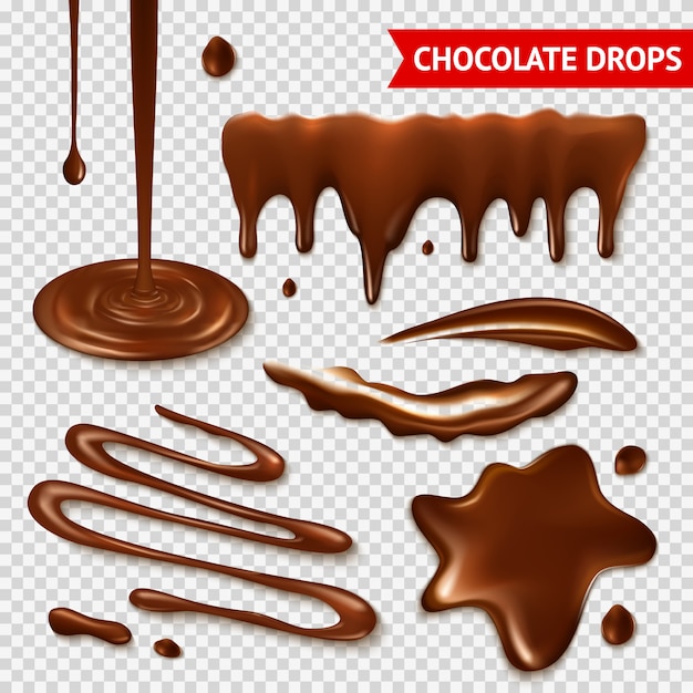 Chocolate transparent set