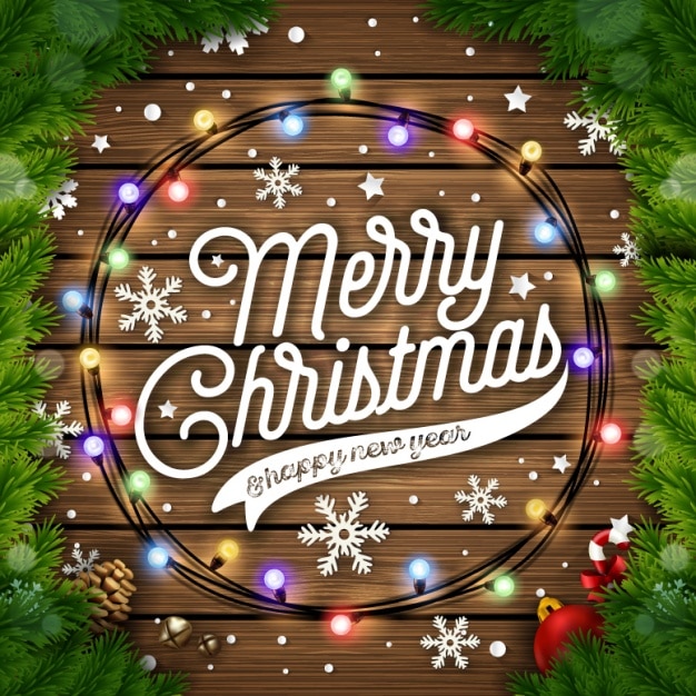 Free Vector christmas background design