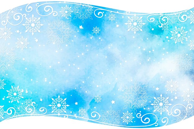 Christmas background in watercolor