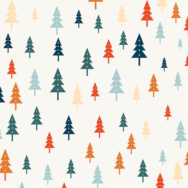 Christmas background with a christmas tree pattern design