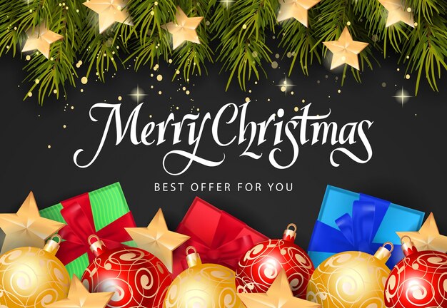 Christmas Best Offer Inscription