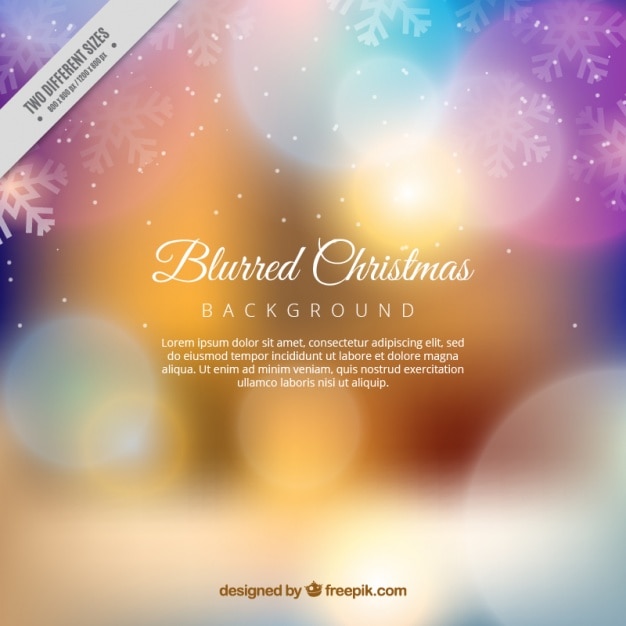 Christmas blurred background