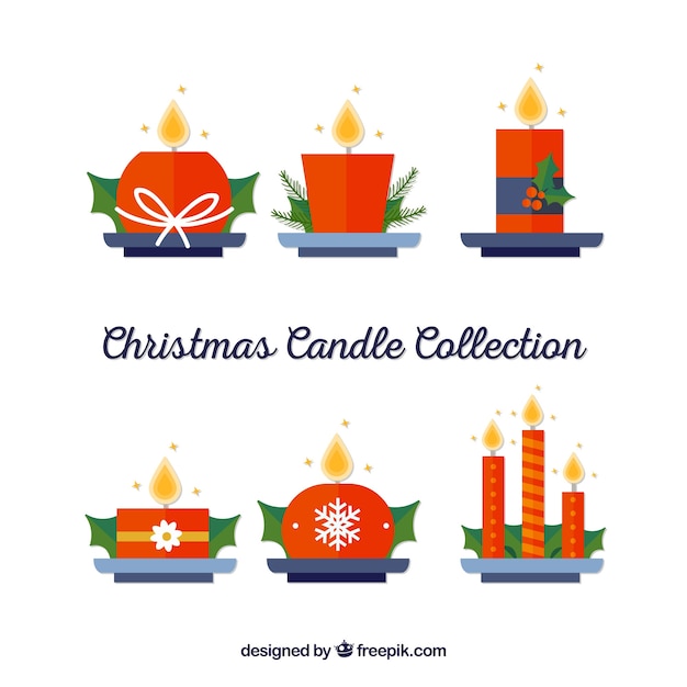 Christmas candle collection