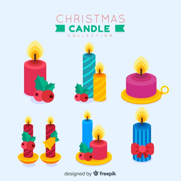 Christmas candle collection