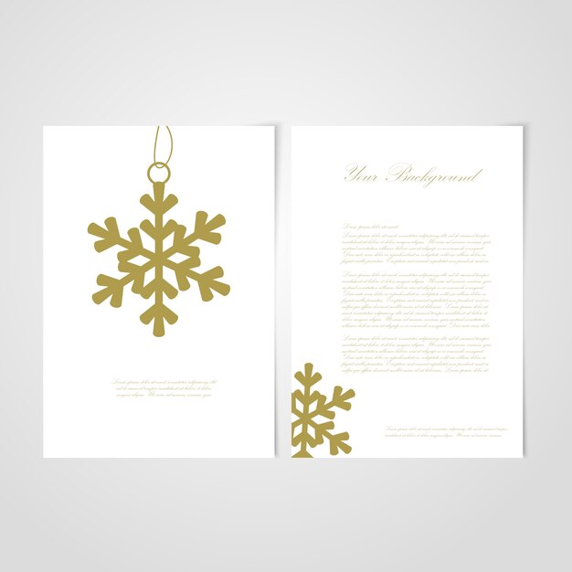 Christmas card template