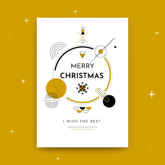 Christmas card template