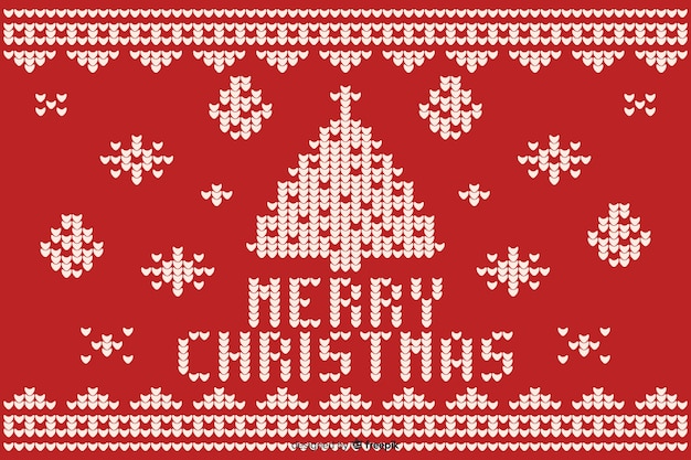 Free Vector christmas concept with flat design background