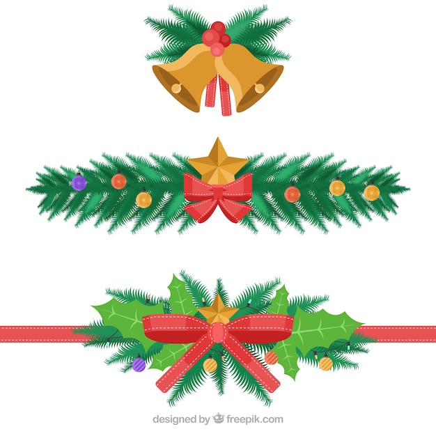 Christmas decoration natural set