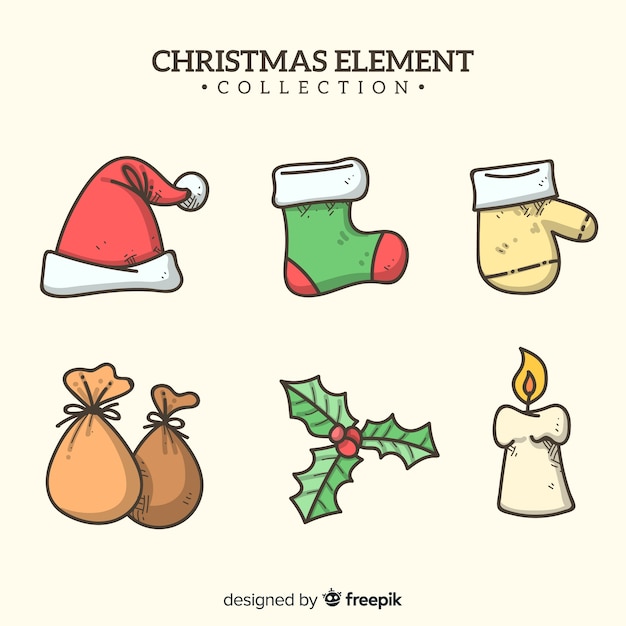 Christmas element collection