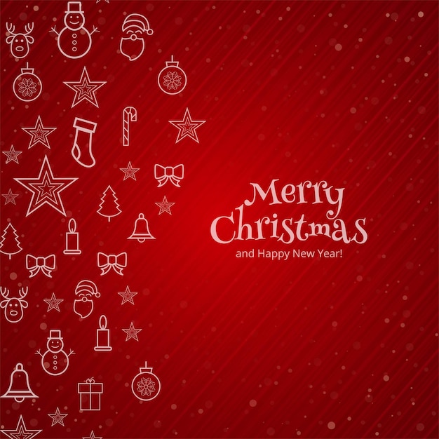 Christmas elements beautiful card background