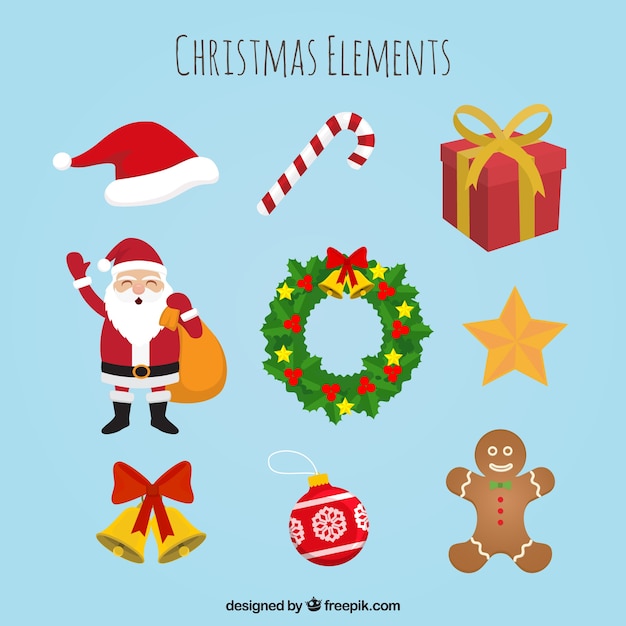 Christmas elements collection