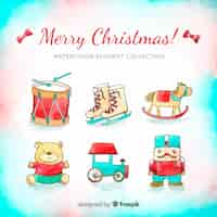 Free vector christmas elements collection