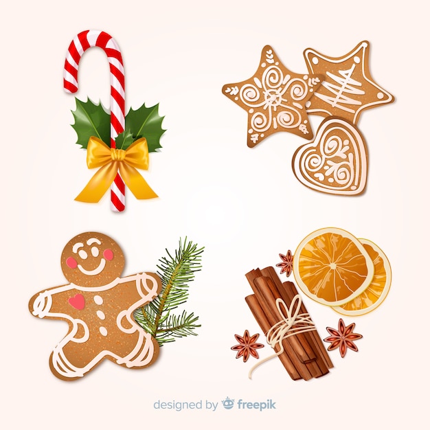 Free Vector christmas elements collection