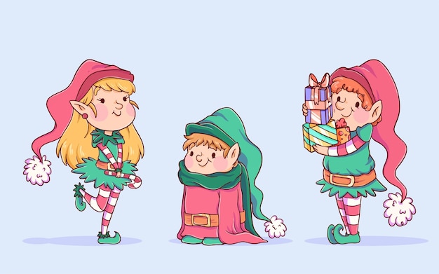 Christmas elfs collection pack