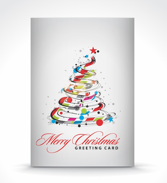 Free Vector christmas flyer and poster folder book skin cover template designs