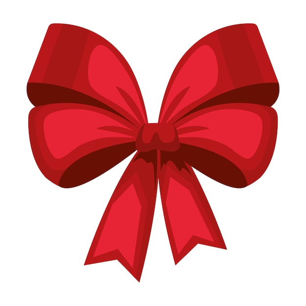 Free vector christmas gift bow