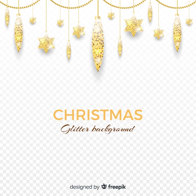 Christmas glitter background