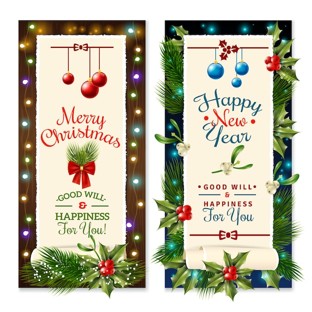 Christmas Holiday Banners