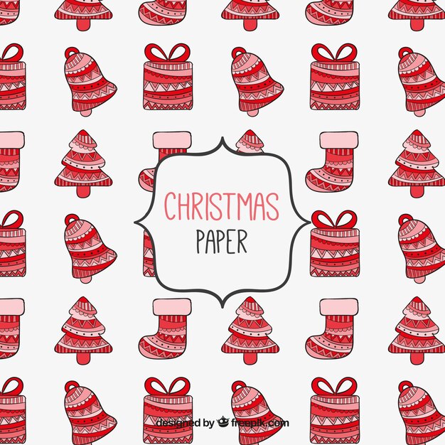 Christmas paper pattern