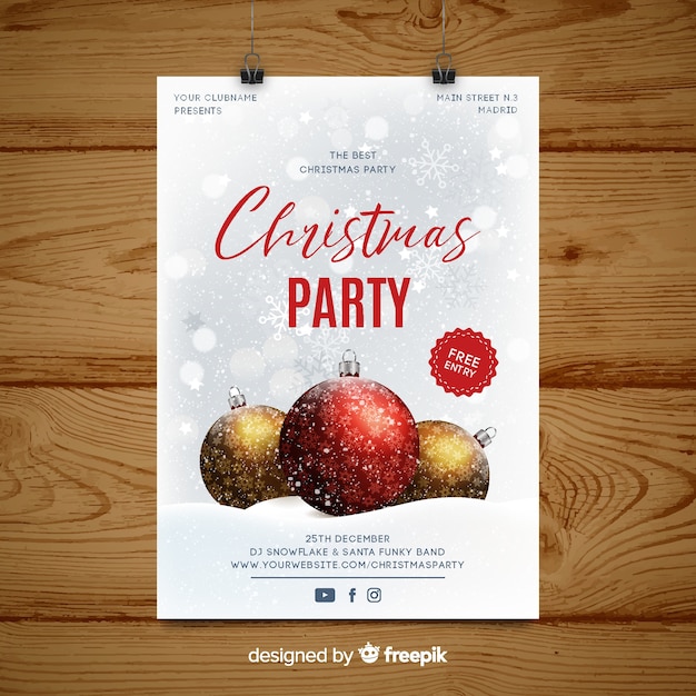 Christmas Party Poster