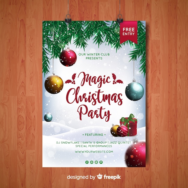 Christmas Party Poster