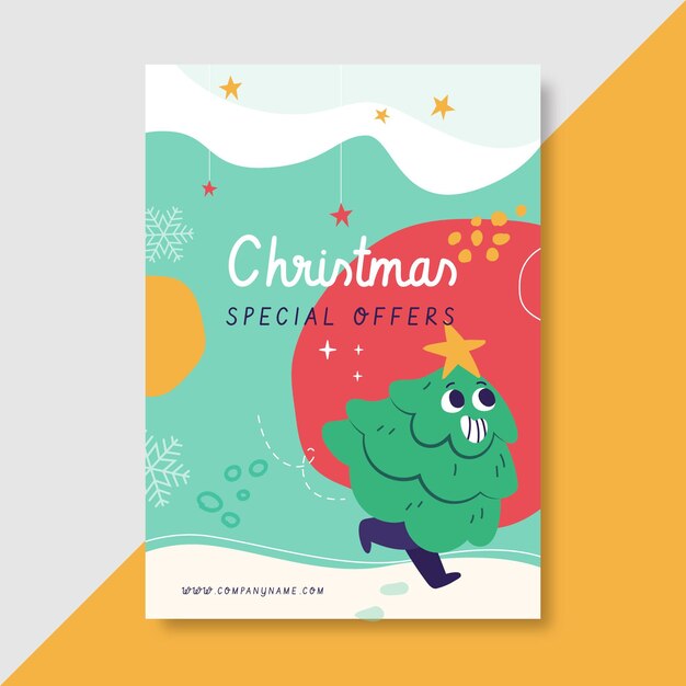 Christmas poster template