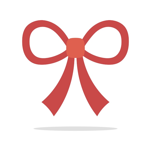 Free Vector christmas red ribbon