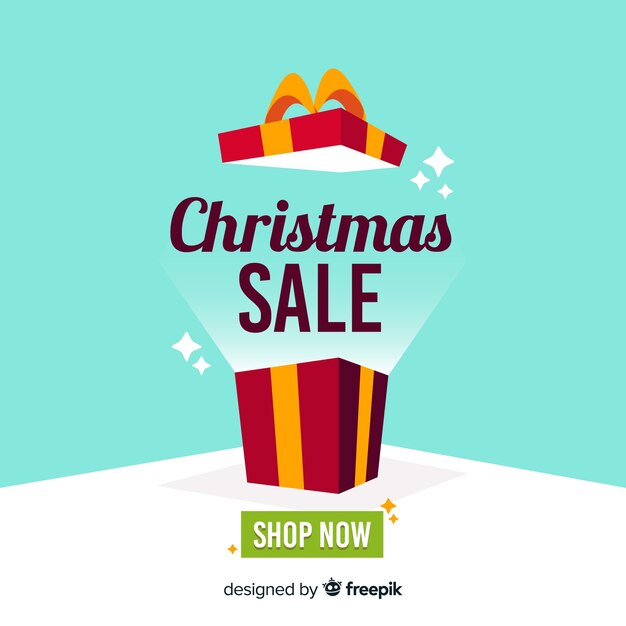 Christmas sale background