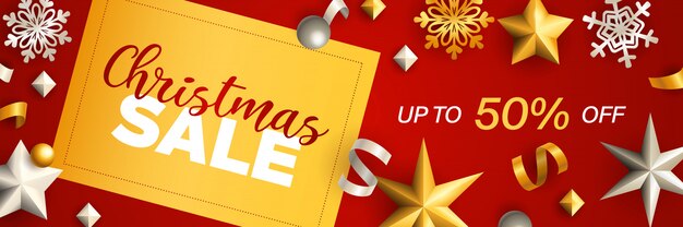 Christmas Sale banner design