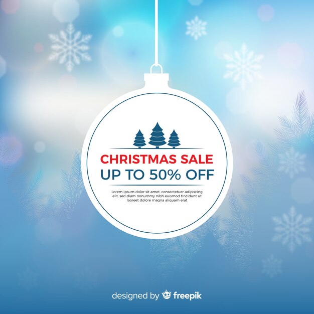 Christmas sale banner