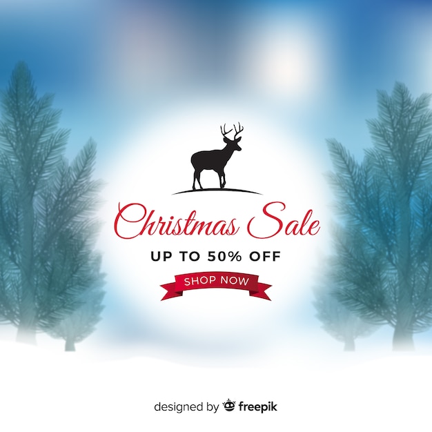 Christmas sale banner