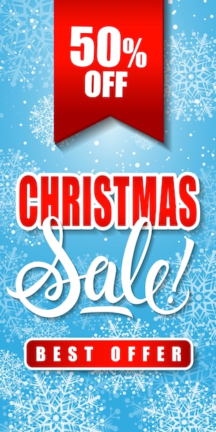 Christmas Sale Best Offer Lettering