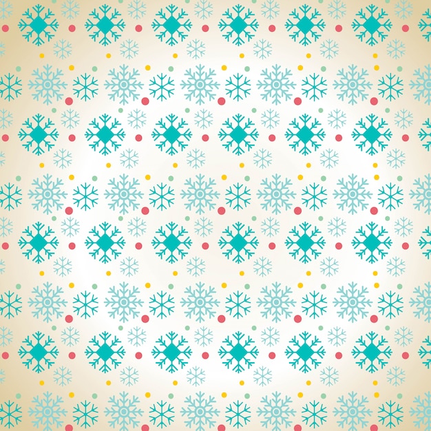 Free vector christmas snowflake pattern background