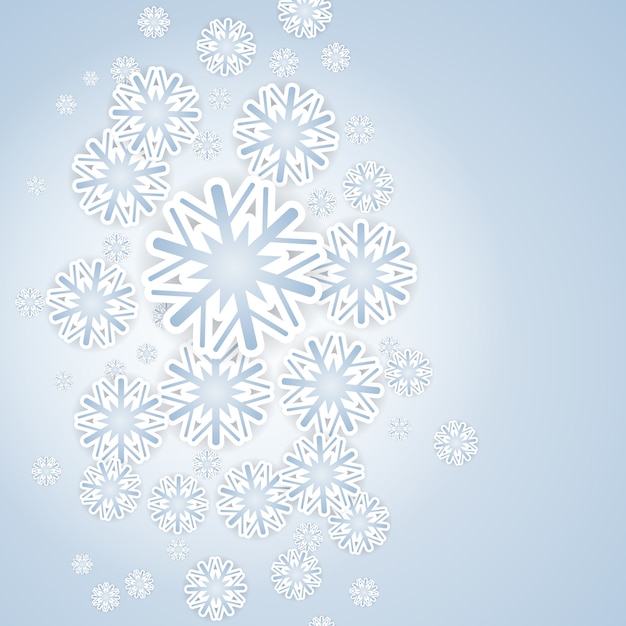 Free Vector christmas snowflakes