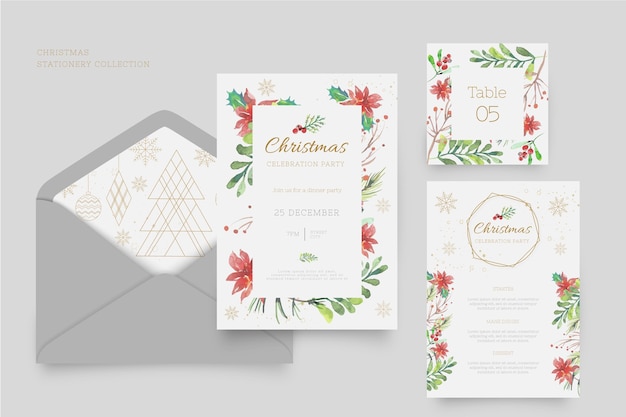 Christmas stationery collection