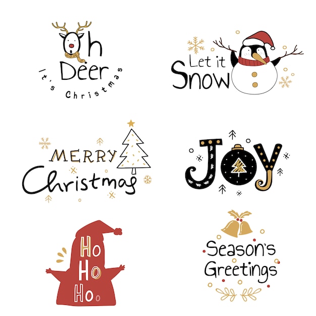 Christmas stickers