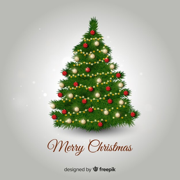 Christmas tree background