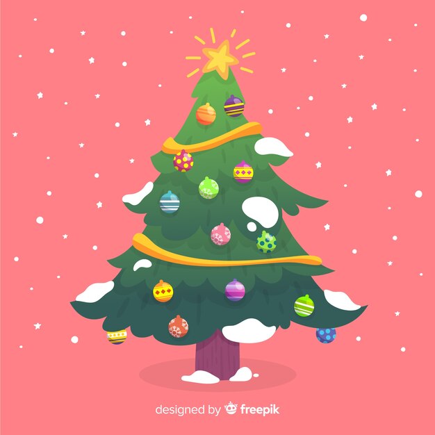 Christmas tree background