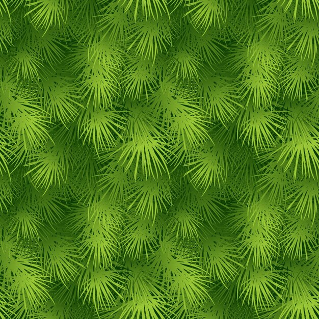 Christmas tree fir branch seamless background. Vector illustration EPS 10