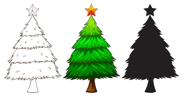 Free Vector christmas tree