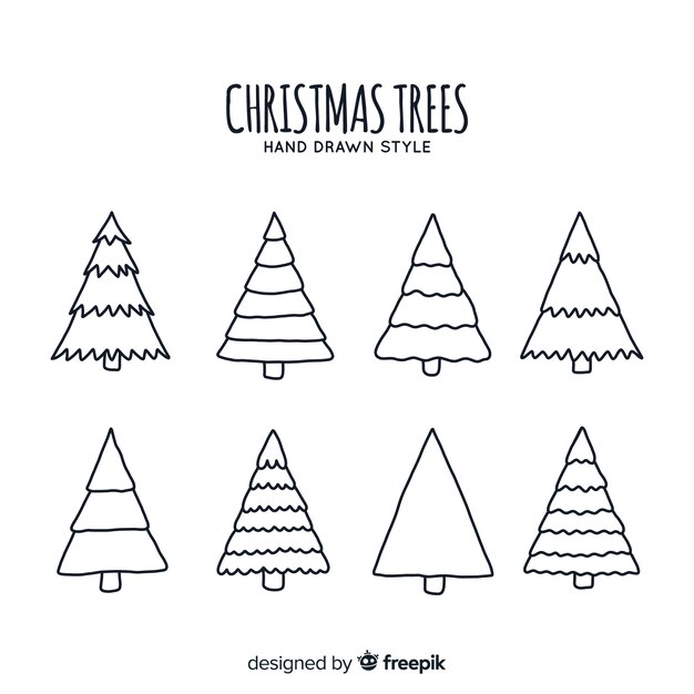 Christmas trees collection