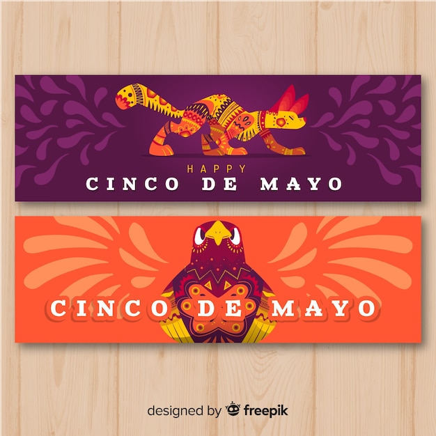 Cinco de mayo banners