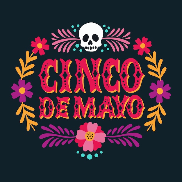 Cinco de mayo lettering